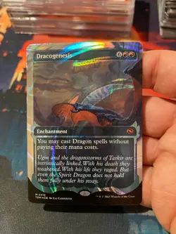 MTG Tarkir Dragonstorm Dracogenesis Halo Foil - Image 1