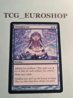Thoughtcast▪PLAYSET (EN×2 PT×2)▪MIRRODIN▪2003▪MTG▪ENGLISH▪LP #2530 - Image 3