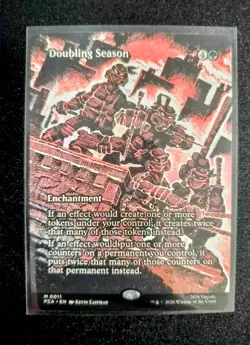 MTG Doubling Season Borderless 0011 TMNT PZA NM - Image 1