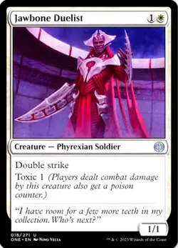X 1 Jawbone Duelist NM-M Phyrexia All Will Be One 018 MTG Magic The Gathering - Image 1