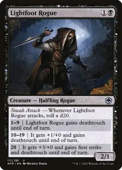 MTG Lightfoot Rogue ** Adventures in the Forgotten Realms ** English - Image 1