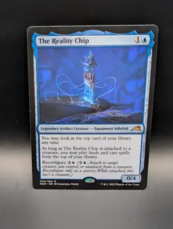 MTG - The Reality Chip - Legendary Artifact Creature - NEO #74 - Rare - Image 1