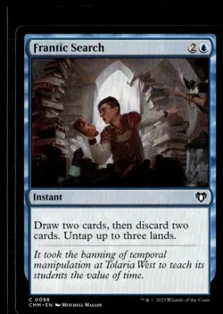 2023 MTG CMM Frantic Search C Instant #96 - Image 1