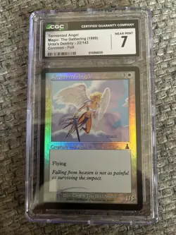 MTG - Tormented Angel - Urza's Destiny - Foil - CGC 7 NM Magic The Gathering - Image 1
