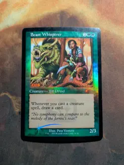 MTG Beast Whisperer 30th Anniversary Play Promos 26/30 Foil Rare - Image 1