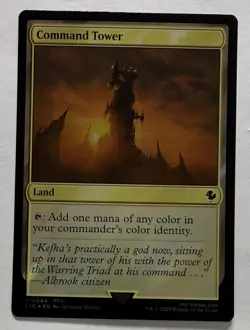 Command Tower (0484) (Surge Foil) #484 (NM) Final Fantasy FIC Magic MTG - Image 1