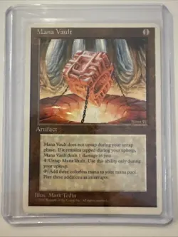 MTG Mana Vault Alternate 4th Edition Regular Rare - Image 1
