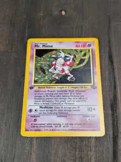 Mr. Mime Pokemon • Holo Rare • 6 Jungle 1ST EDITION - Image 1