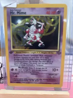 Mr. Mime Pokemon • Holo Rare • 6 Jungle 1ST EDITION - Image 3