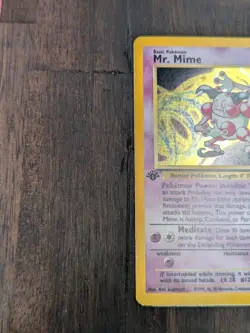 Mr. Mime Pokemon • Holo Rare • 6 Jungle 1ST EDITION - Image 5