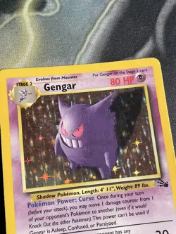 Pokemon TCG - Gengar 5/62 Fossil Unlimited Holo Rare - WOTC - Image 2