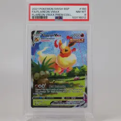 Pokemon TCG - Flareon Vmax SWSH180 Black Star Promo - PSA 8 NM-MT - Image 1