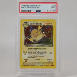 Pokemon TCG - Dark Raichu Holo 83/82 Team Rocket Secret Rare - PSA 9 Mint - Image 1
