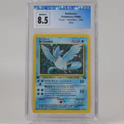 Pokemon TCG - Articuno 2/62 Fossil 1st Edition WOTC 1999 - CGC 8.5 NM/M - Image 1