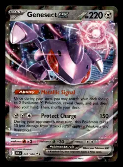 Genesect ex 067/086 Double Rare Black Bolt Pokemon Near Mint - Image 1