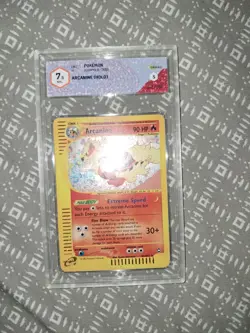 Pokemon card ARCANINE HOLO H2/H32 - Aquapolis - GRAAD 7,5 - NM HYPER RARE SWIRL! - Image 4