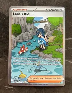 Pokemon Twilight Masquerade - LANA'S AID - SPECIAL ILLUSTRATION - 219/167 - NM - Image 1