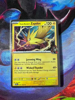 Team Rocket’s Zapdos (Sealed) EB Games Promo 070/182 Destined Rivals Pokemon TCG - Image 1
