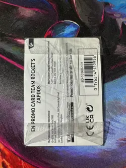 Team Rocket’s Zapdos (Sealed) EB Games Promo 070/182 Destined Rivals Pokemon TCG - Image 2