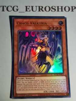 Chaos Valkyria▪YUGIOH▪BLCR▪2022▪ULTRA RARE▪1st ED▪ENGLISH▪NM #2844 - Image 1