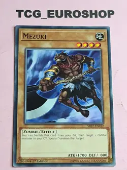 MEZUKI ● YUGIOH ● SR07 ● COMMON ● 1st ● ENGLISH ● 2018 ● NM #142 - Image 1