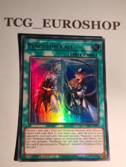 Pendulum Call▪YUGIOH▪MAMA▪2022▪ULTRA RARE▪ENGLISH▪NM #2845 - Image 1