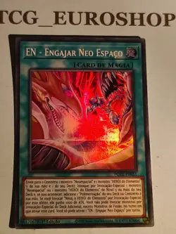 EN - ENGAGE NEO SPACE ● YUGIOH ● POTE ● SUPER RARE ● PORTUGUESE ● NM #2837 - Image 1