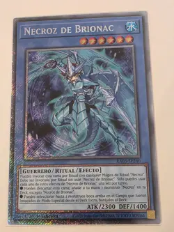 Nekroz of Brionac (V.1 - Platinum Secret Rare)●SPANISH●RA03●YUGIOH●1st●NM●1602 - Image 1