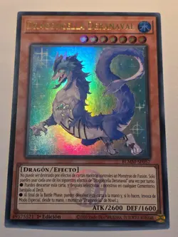 Dragonmaid Nudyarl●YUGIOH●BLMM●SPANISH●ULTRA RARE●1st●NM●E502 - Image 1