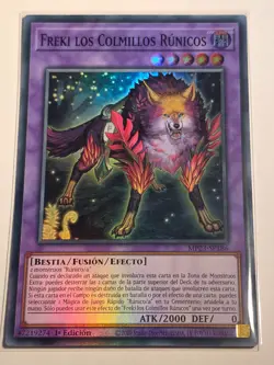 Freki the Runick Fangs●SPANISH●YUGIOH●MP23●SUPER RARE●1st ED●NM●E064 - Image 1
