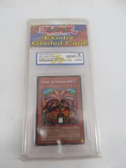 Yu-Gi-Oh 2004 Exodia The Forbidden One WCG Graded 10 MC1-EN001 Secret Rare - Image 1