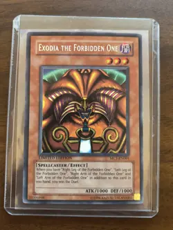 Vintage Yu-Gi-Oh Exodia The Forbidden One MC1-EN001 Limited Edition - Image 1