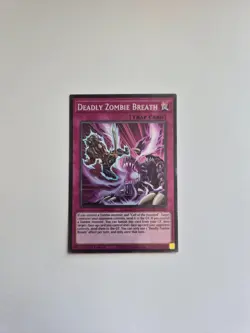 Yugioh Maze of Muertos - Deadly Zombie Breath - MZMU-EN010 - Super Rare - Image 1
