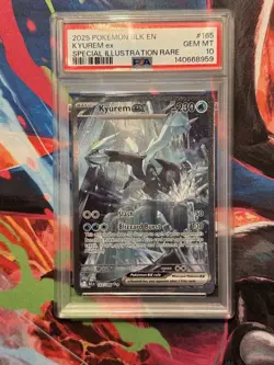 2025 POKEMON BLK EN-BLACK BOLT SPECIAL ILLUSTRATION RARE #165 KYUREM EX PSA 10 - Image 3