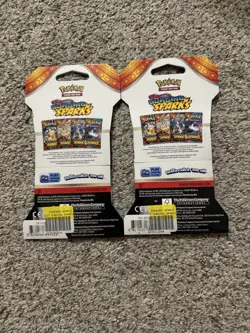 (2x) Pokemon TCG: Surging Sparks Sleeved Booster Packs Factory Sealed - Image 2