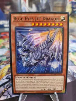 Blue-Eyes Jet Dragon SDWD-EN006 Common Yugioh Card - Image 1
