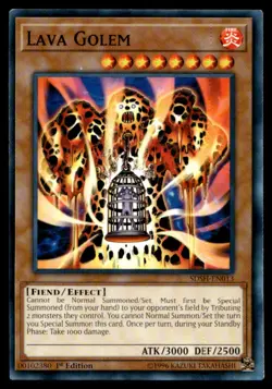 Lava Golem - SDSH-EN013 - 1st Edition - YuGiOh| Buy 2 Get 1 Free - Image 1