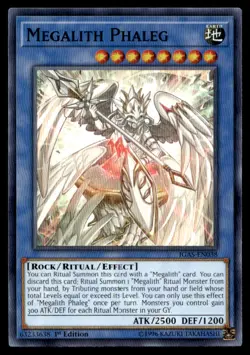 Megalith Phaleg - IGAS-EN038 - 1st Edition - YuGiOh - Image 1