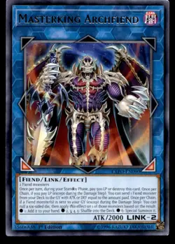 Masterking Archfiend - EXFO-EN090 - 1st Edition - YuGiOh - Image 1