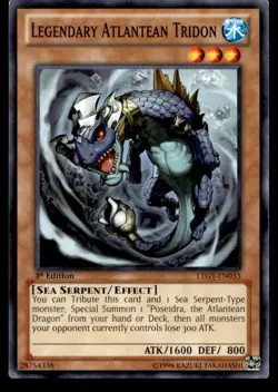 Legendary Atlantean Tridon - LTGY-EN033 - 1st Edition - YuGiOh| Buy 2 Get 1 Free - Image 1