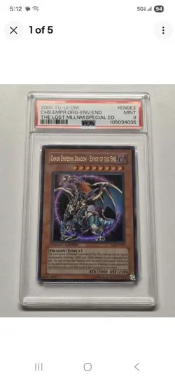 PSA 9 (POP 3) Elemental HERO Shining Pheonix Enforcer + chaos emperor dragon psa - Image 5