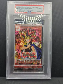 Yu-gi-oh! Pharaohs Servant 1st Edition Booster Pack PSA 10 53334289443 - Image 1
