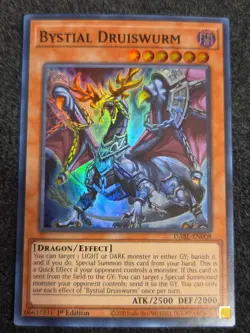 Yugioh! Bystial Druiswurm - DABL-EN008 - Super Rare - 1st Edition LP - Image 1