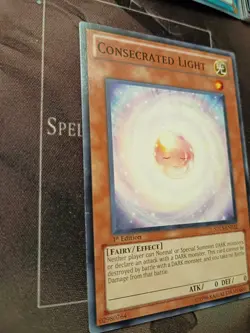 Yugioh TCG - 1x Consecrated Light - SDLS-EN022 - LP - 1st Edition - Common 2011 - Image 3