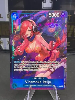 Vinsmoke Reiju (ALT ART) OP11-047 A Fist of Divine Speed Foil One Piece TCG - Image 1