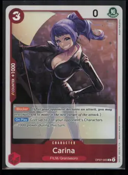 Carina OP07-005 One Piece 500 Years in the Future Rare Near Mint - Image 1