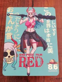 Yamato - One Piece Film: Red - Goddess Story Gold Metal Card - Image 1