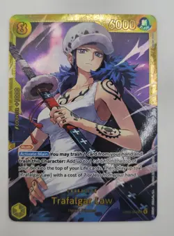 Bandai One Piece CCG Trafalgar Law EB03-062 Foil Extra Booster Heroines - Image 1