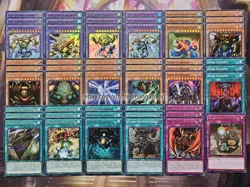 YuGiOh Competitive Gate Guardian Deck 52 Cards Combined Thunder Wind Wat + Bonus - Image 1