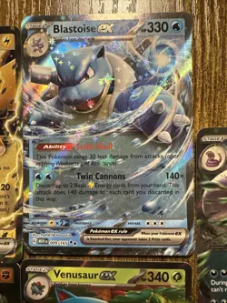 Pokemon TCG MEW English 151 EX Rare Lot Of 5 Cards. Blastoise, Venusaur, More… - Image 3